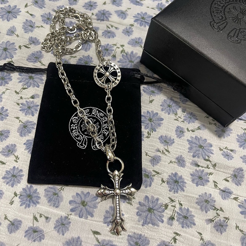 Chrome Hearts Cross Pendant Necklace